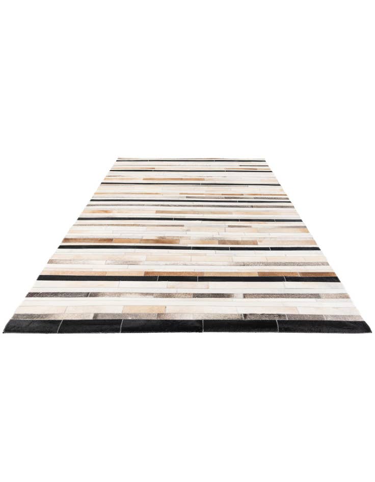 Detail image of 5' 1 x 8' Cowhide Stocks Rug