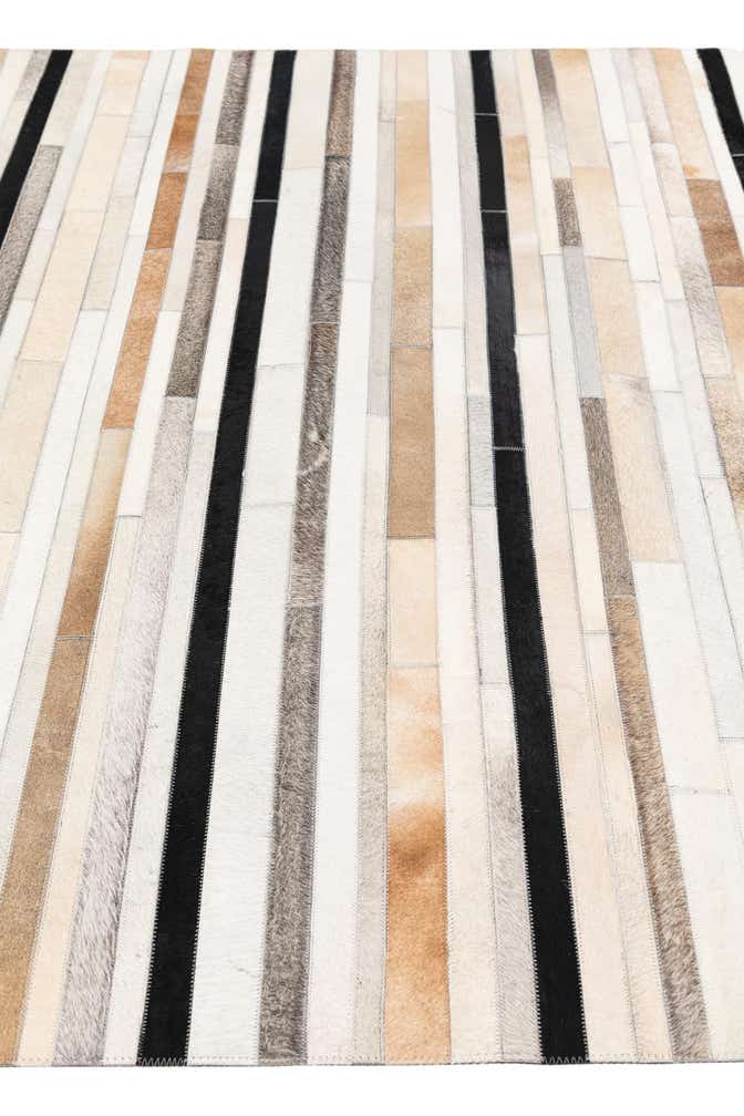 5' 1 x 8' Cowhide Stocks Rug