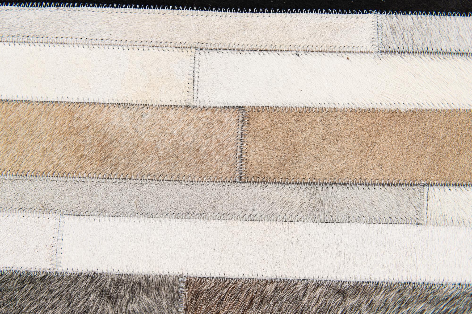 5' 1 x 8' Cowhide Stocks Rug