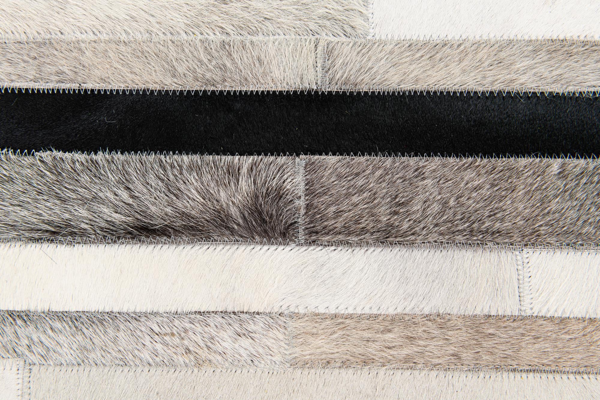 5' x 8' Cowhide Stocks Rug