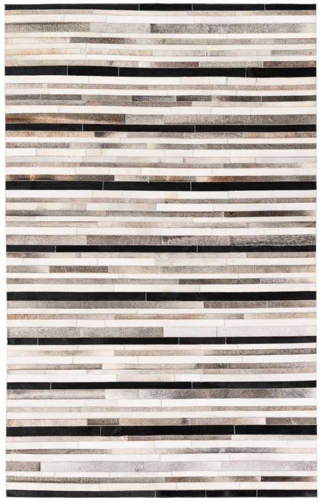 5' x 8' Cowhide Stocks Rug