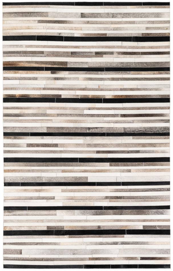 Detail image of 5' x 8' Cowhide Stocks Rug