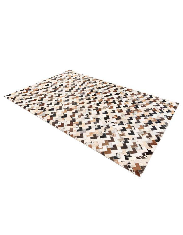 5' 1 x 7' 11 Cowhide Stocks Rug