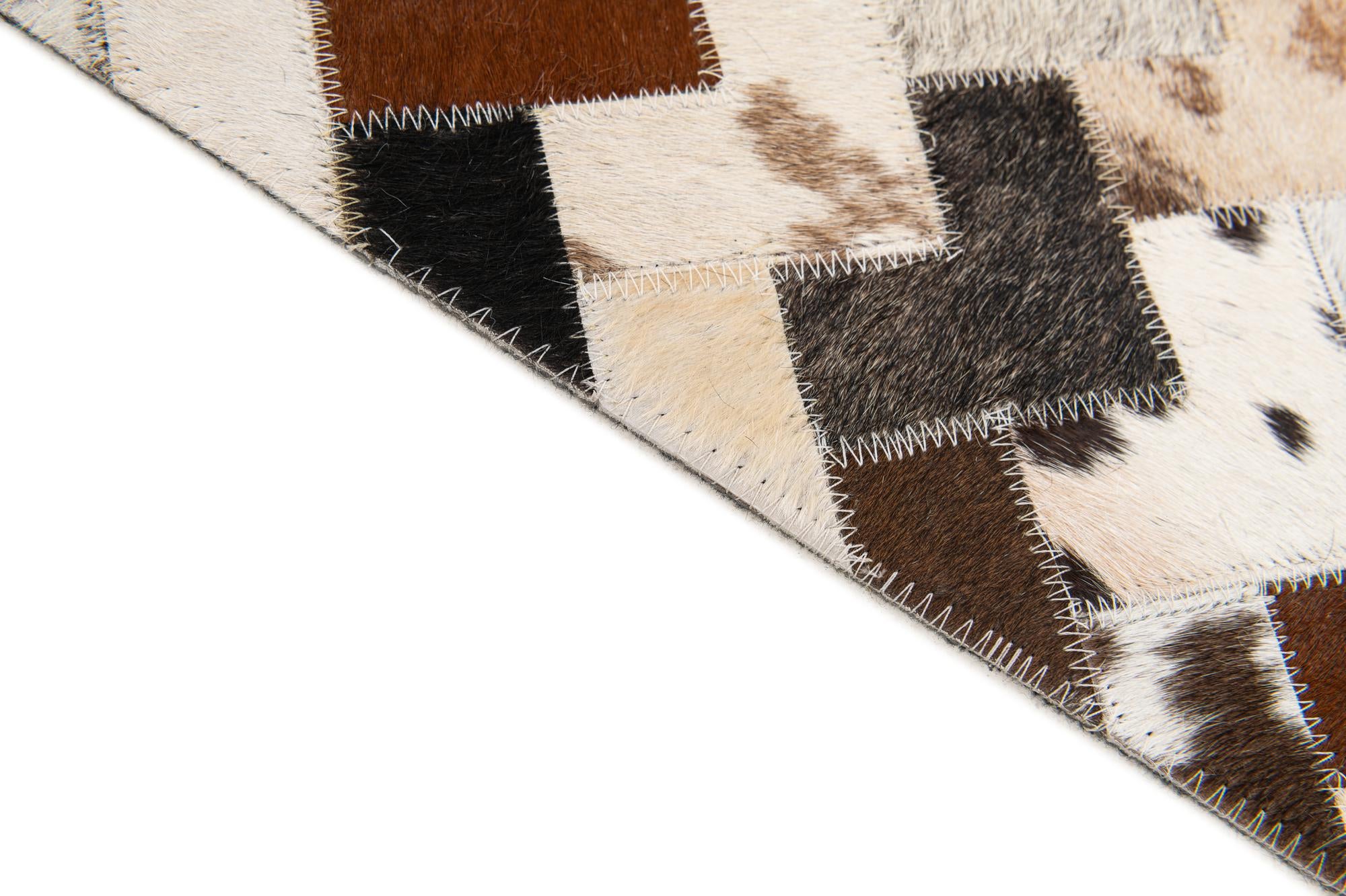 5' 1 x 7' 11 Cowhide Stocks Rug