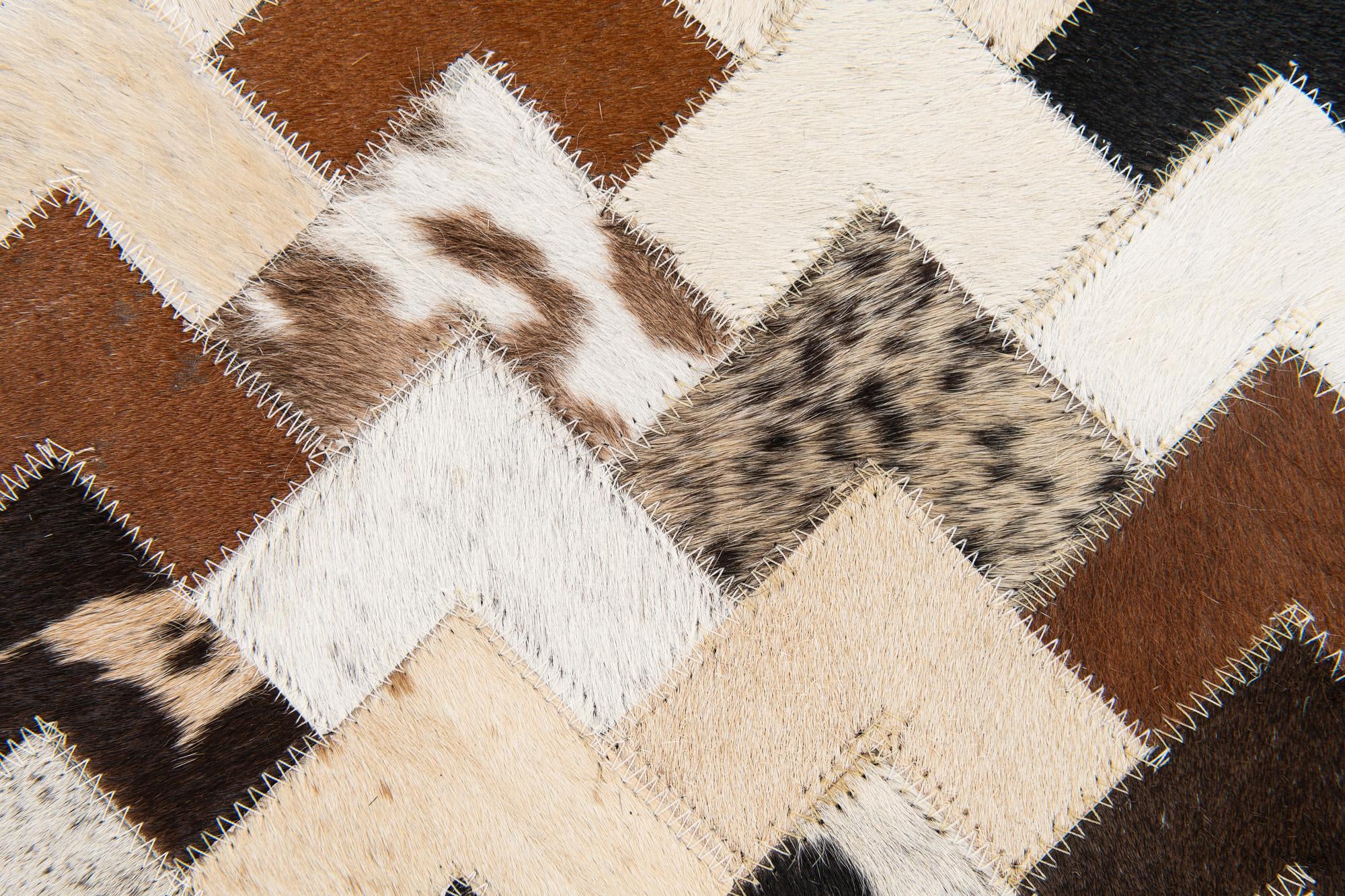 5' 1 x 7' 11 Cowhide Stocks Rug