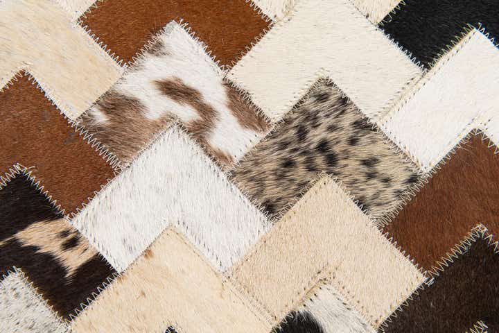 5' 1 x 7' 11 Cowhide Stocks Rug