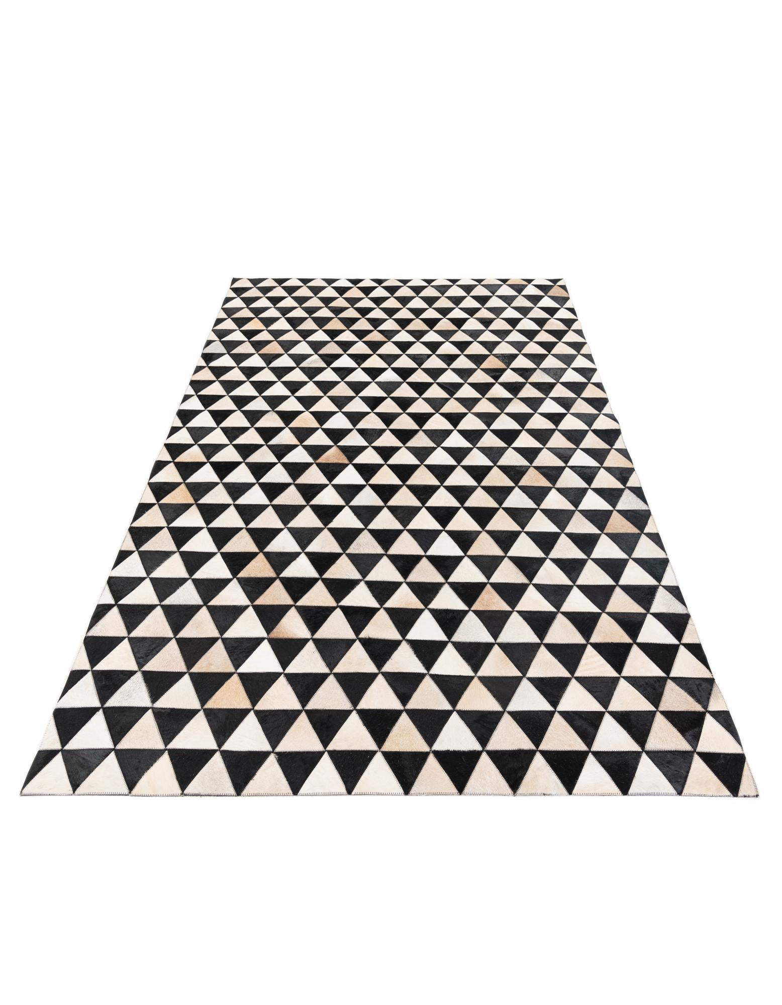 5' 1 x 8' 2 Cowhide Stocks Rug