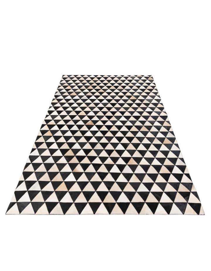 5' 1 x 8' 2 Cowhide Stocks Rug