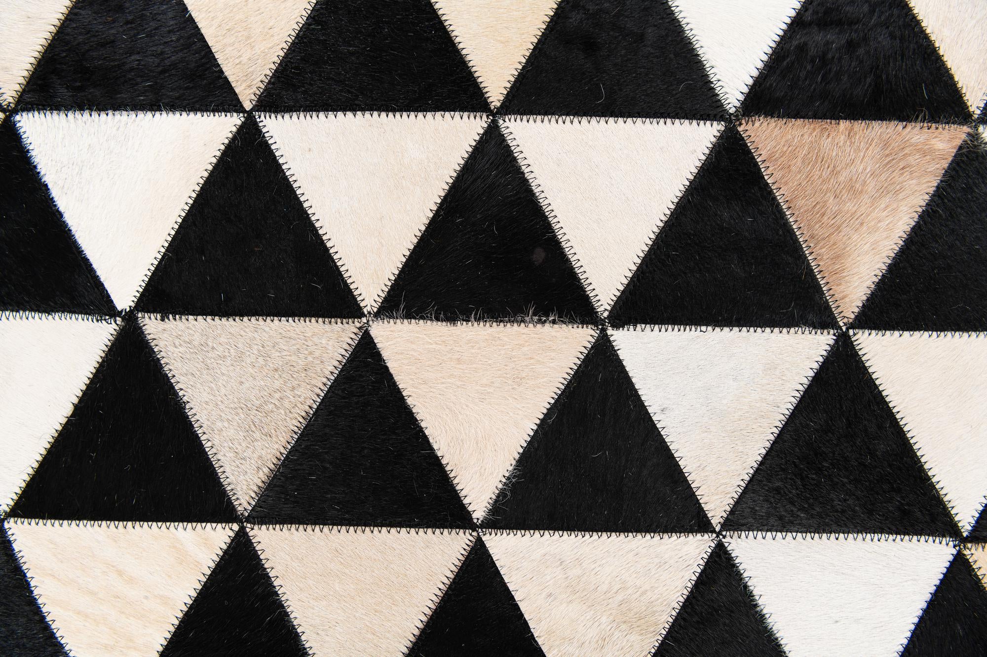 5' 1 x 8' 2 Cowhide Stocks Rug