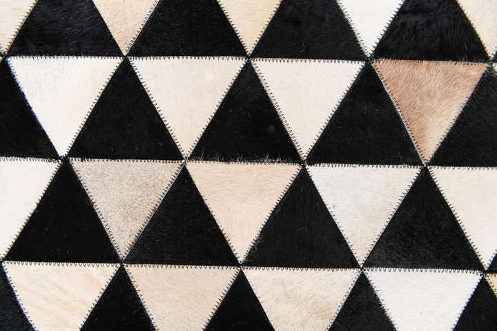 5' 1 x 8' 2 Cowhide Stocks Rug