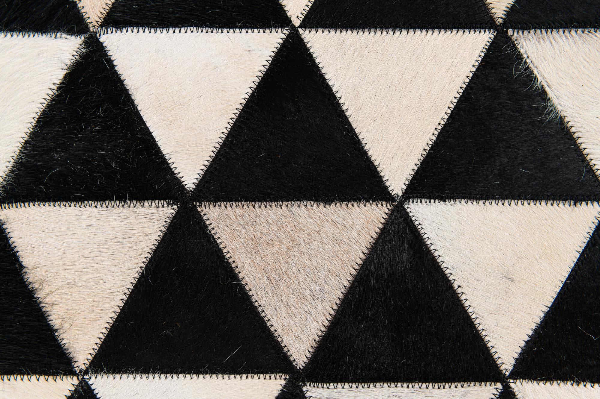 5' 2 x 8' Cowhide Stocks Rug
