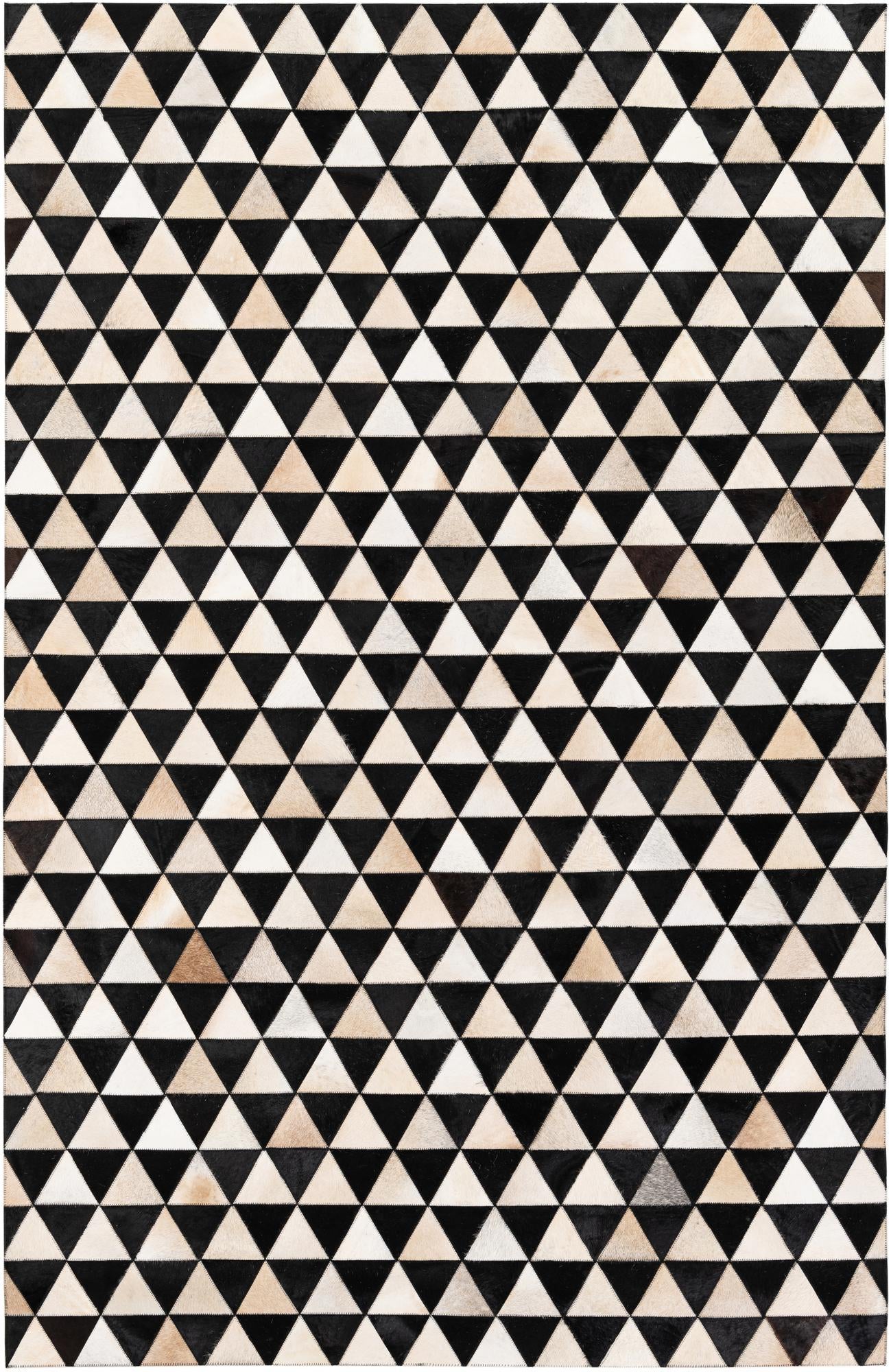 5' 2 x 8' Cowhide Stocks Rug