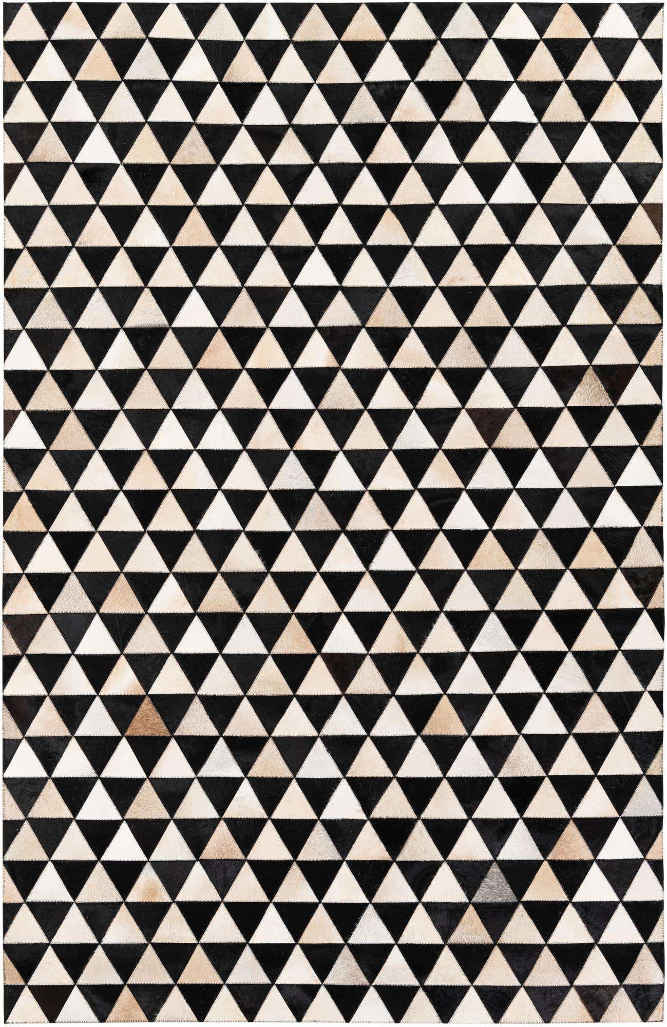 5' 2 x 8' Cowhide Stocks Rug