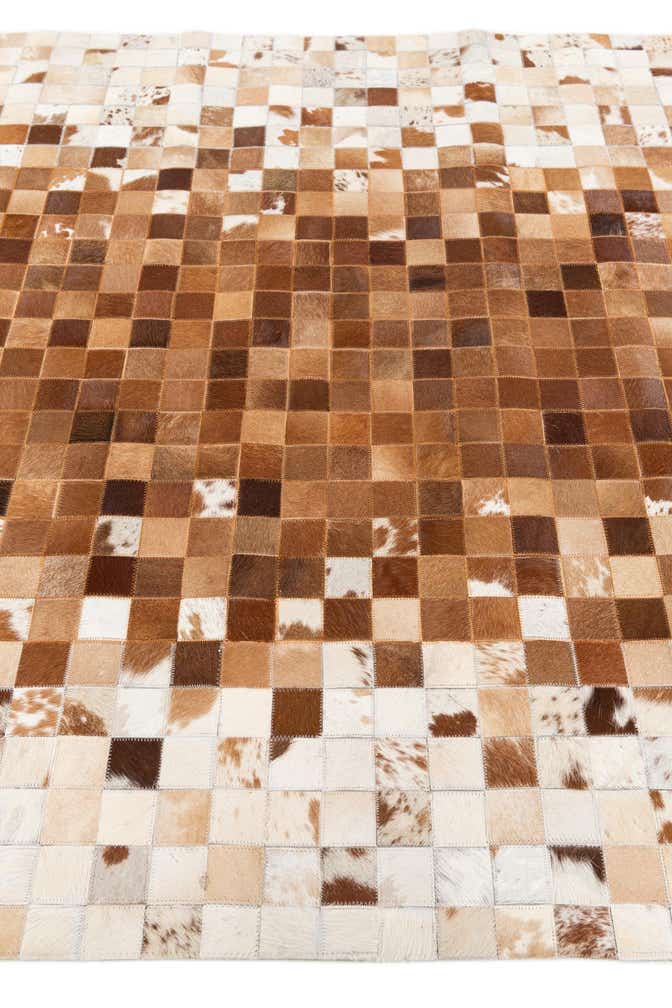 4' 11 x 7' 9 Cowhide Stocks Rug