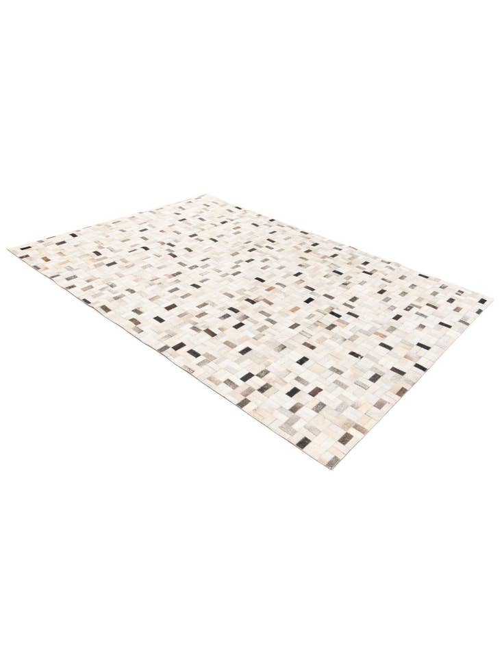 Detail image of 5' 3 x 7' 5 Cowhide Stocks Rug