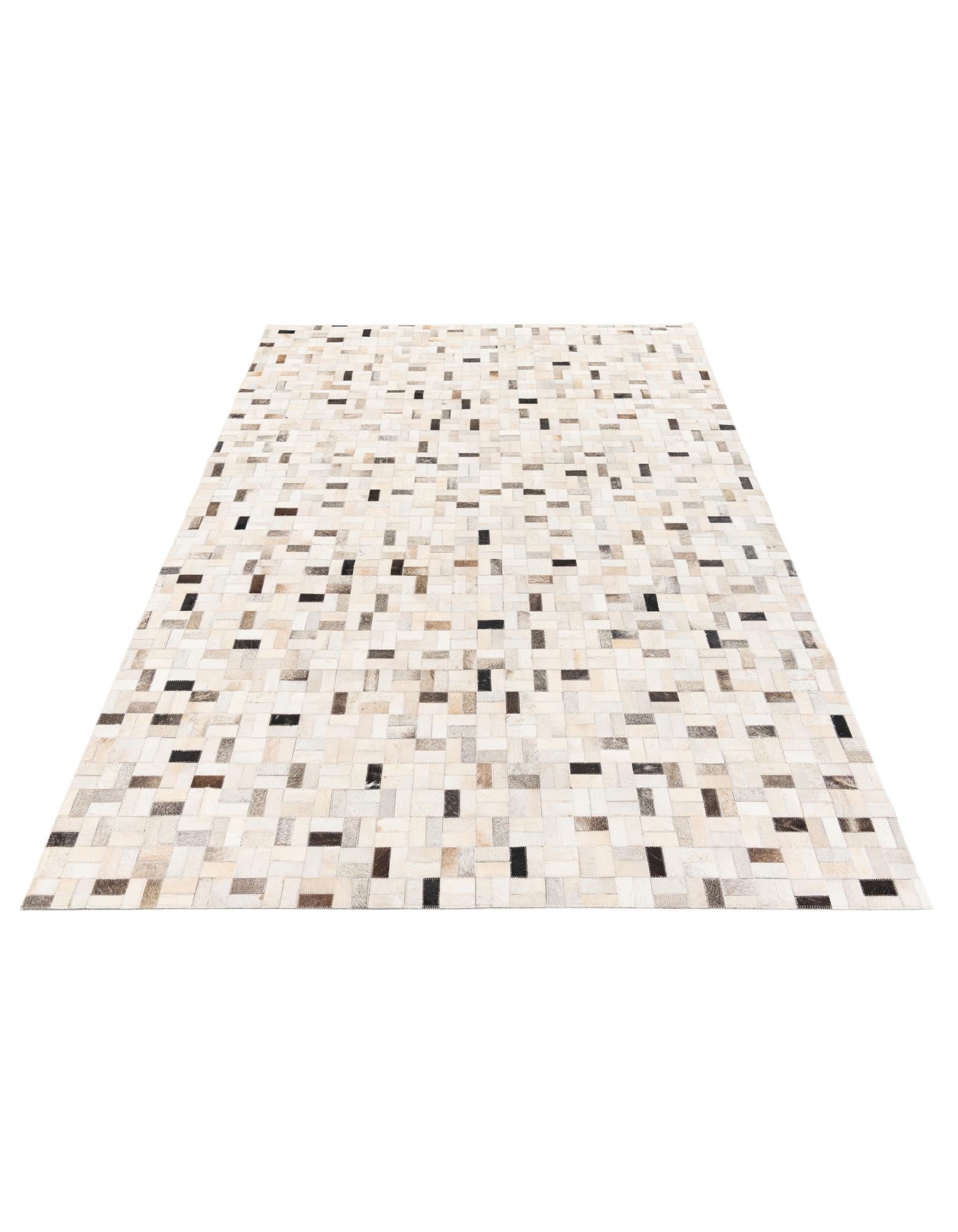 5' 3 x 7' 5 Cowhide Stocks Rug