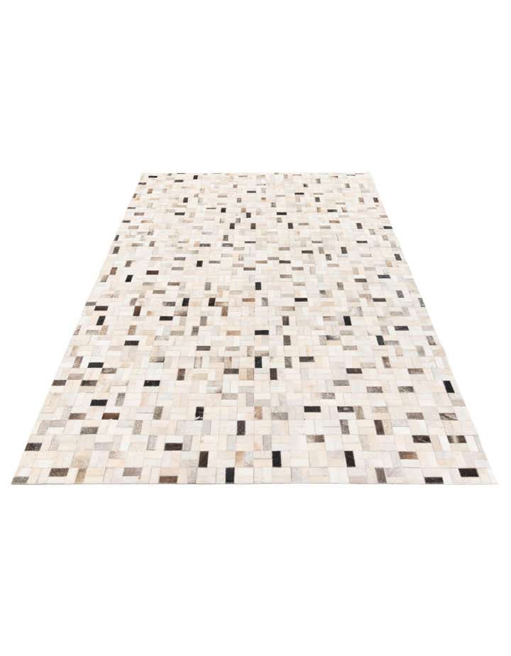 5' 3 x 7' 5 Cowhide Stocks Rug