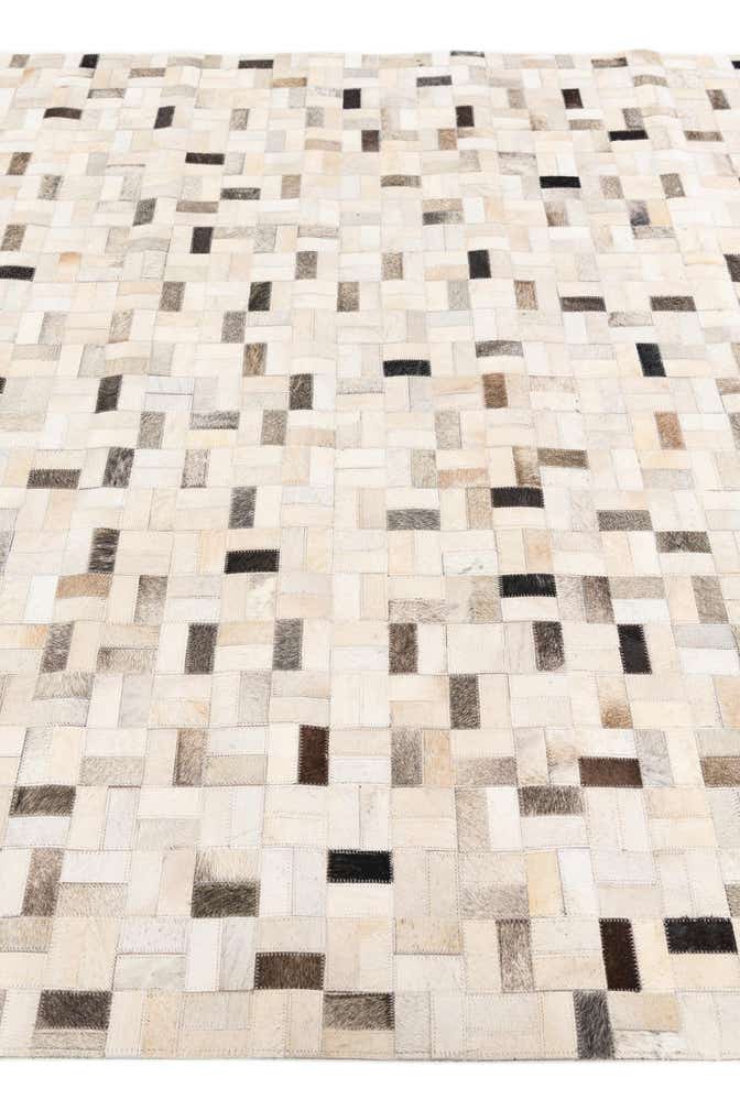 5' 3 x 7' 5 Cowhide Stocks Rug