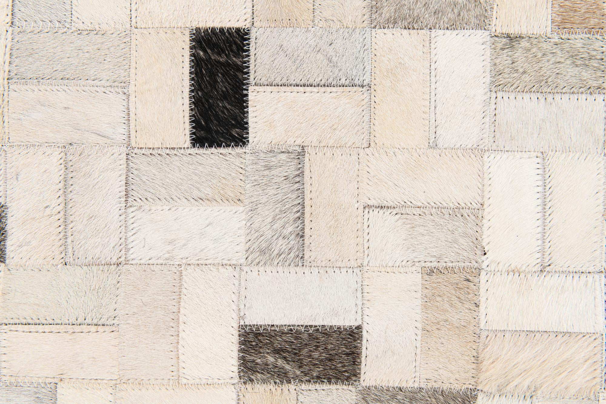 5' 3 x 7' 5 Cowhide Stocks Rug