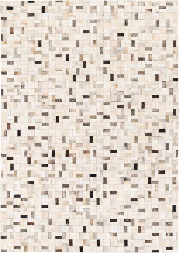5' 3 x 7' 5 Cowhide Stocks Rug