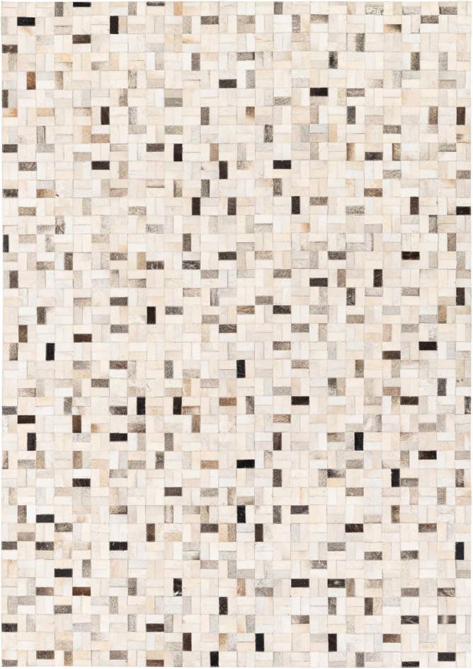 Detail image of 5' 3 x 7' 5 Cowhide Stocks Rug