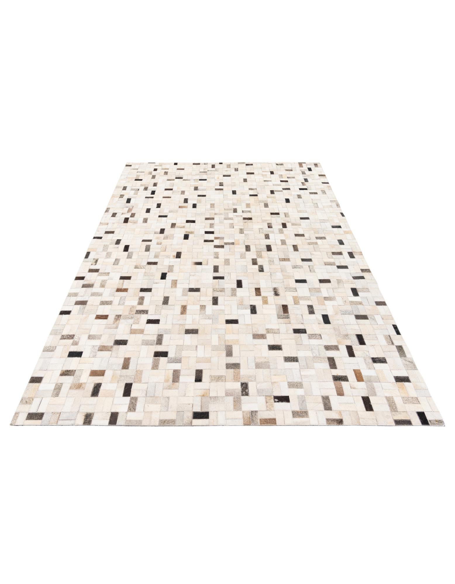 5' 3 x 7' 5 Cowhide Stocks Rug