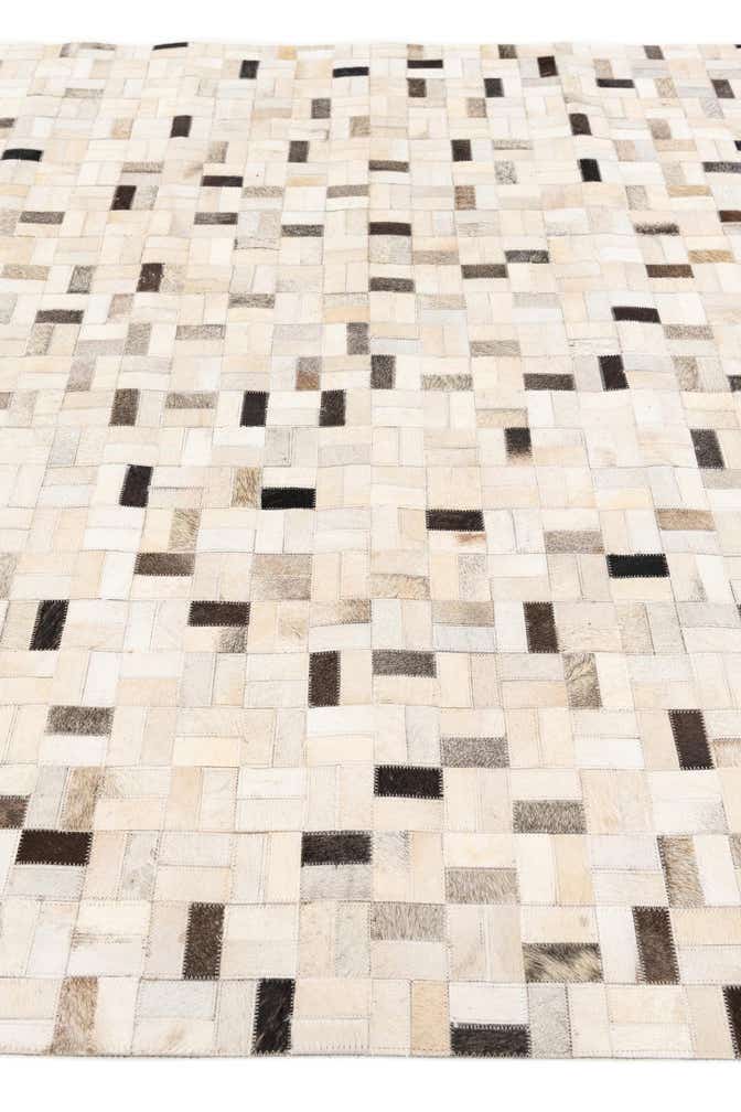 5' 3 x 7' 5 Cowhide Stocks Rug
