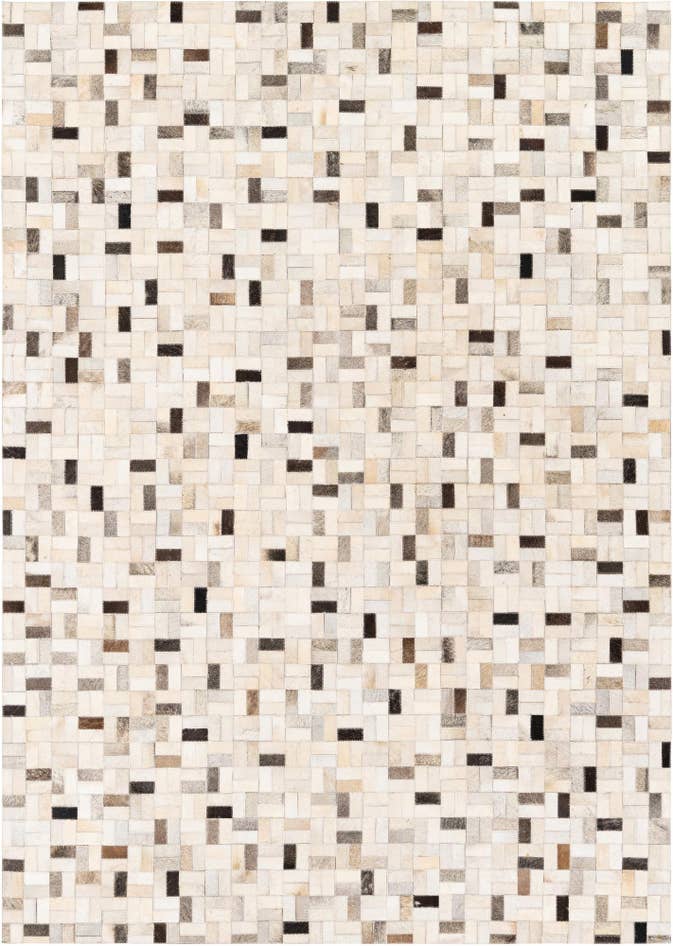 Detail image of 5' 3 x 7' 5 Cowhide Stocks Rug