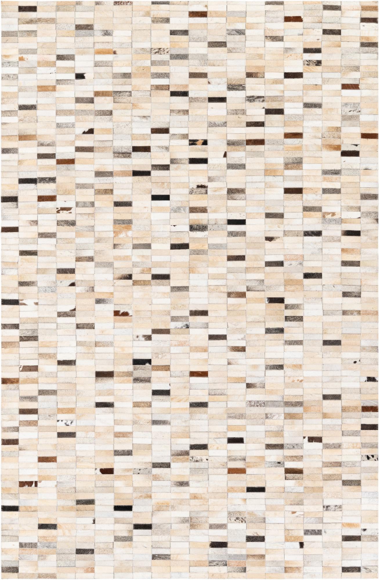 5' 1 x 7' 10 Cowhide Stocks Rug