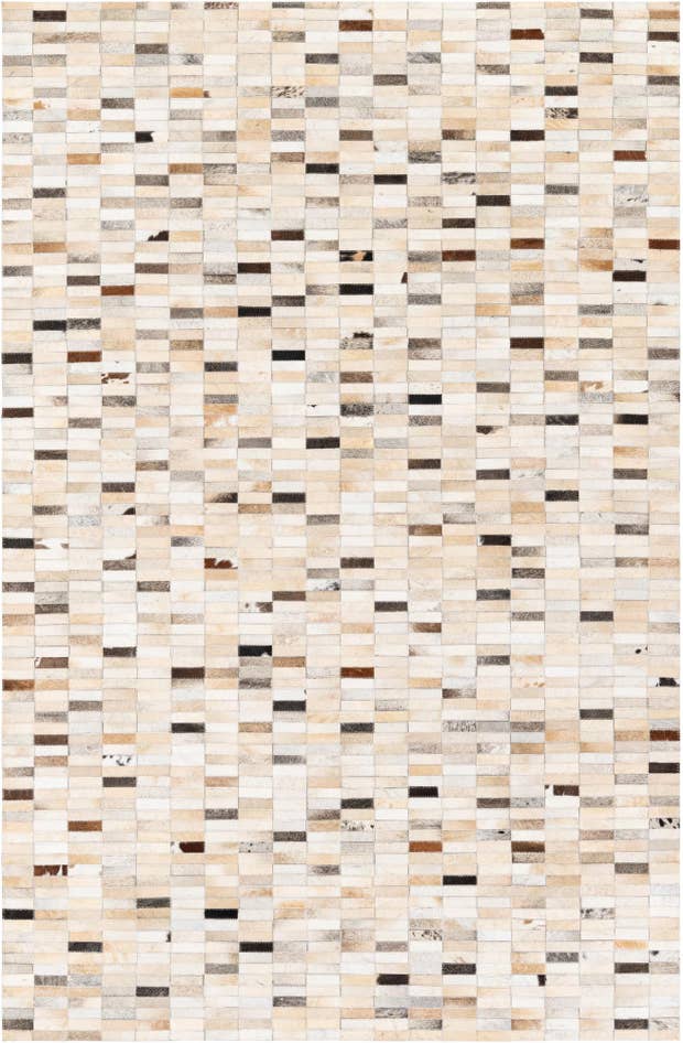 Detail image of 5' 1 x 7' 10 Cowhide Stocks Rug
