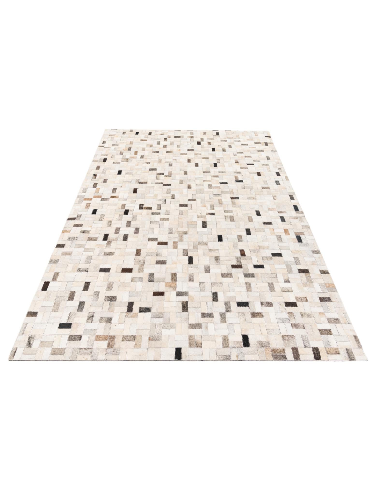 5' 3 x 7' 6 Cowhide Stocks Rug