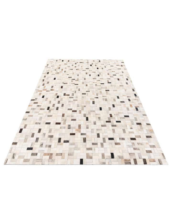 5' 3 x 7' 6 Cowhide Stocks Rug
