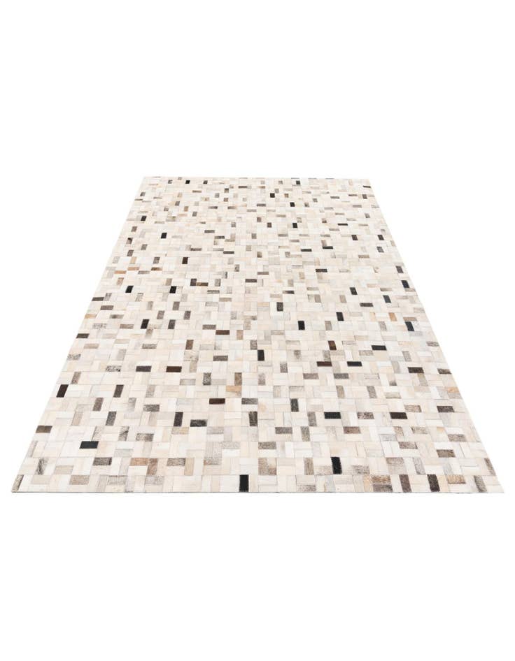 Detail image of 5' 3 x 7' 6 Cowhide Stocks Rug