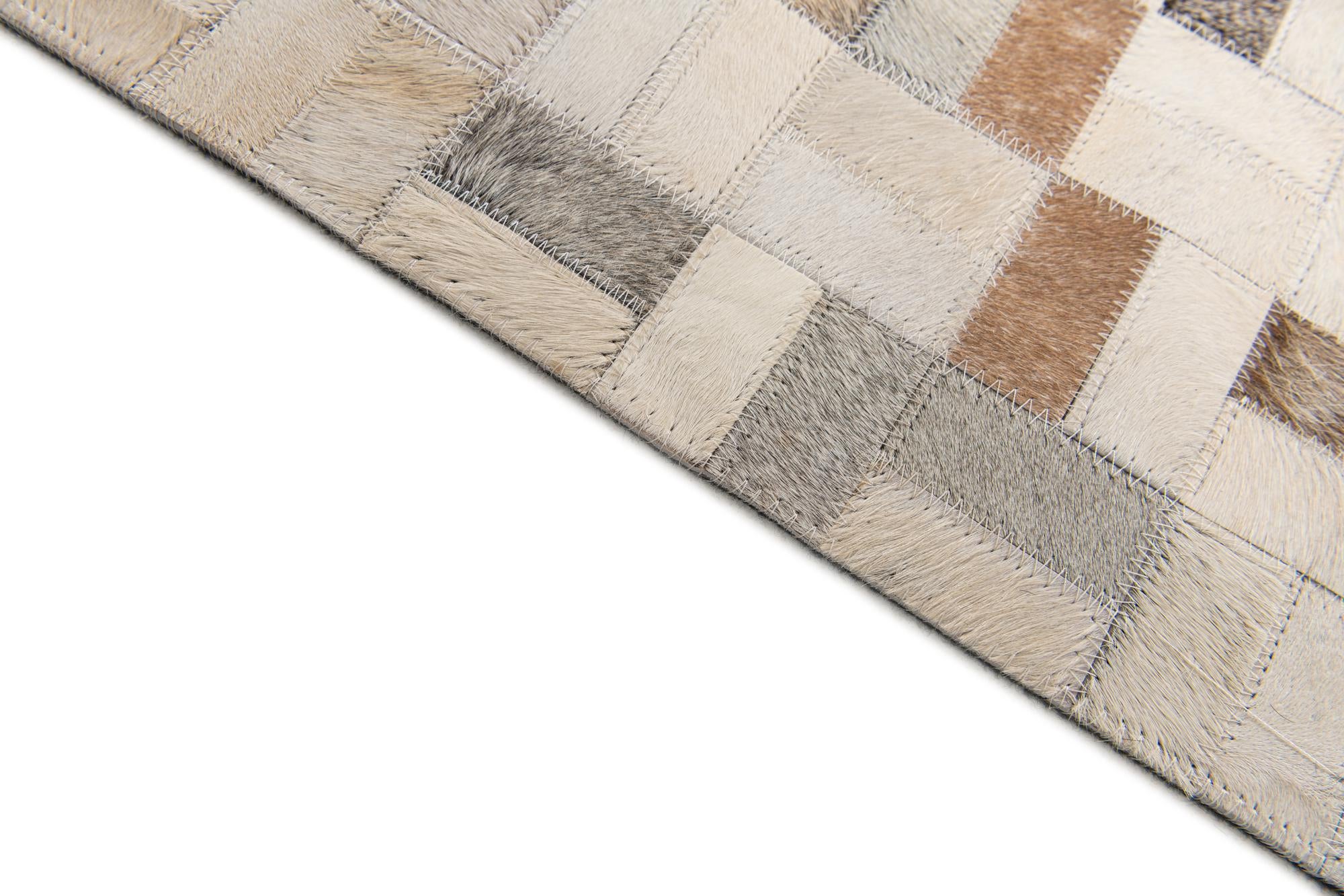 5' 3 x 7' 6 Cowhide Stocks Rug