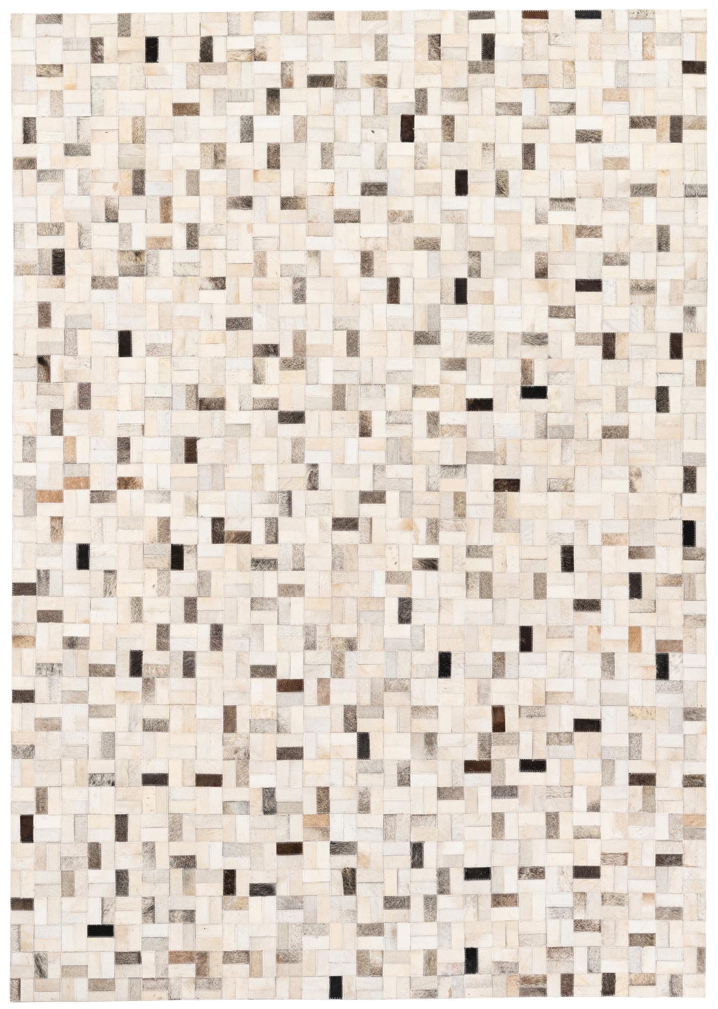 5' 3 x 7' 6 Cowhide Stocks Rug