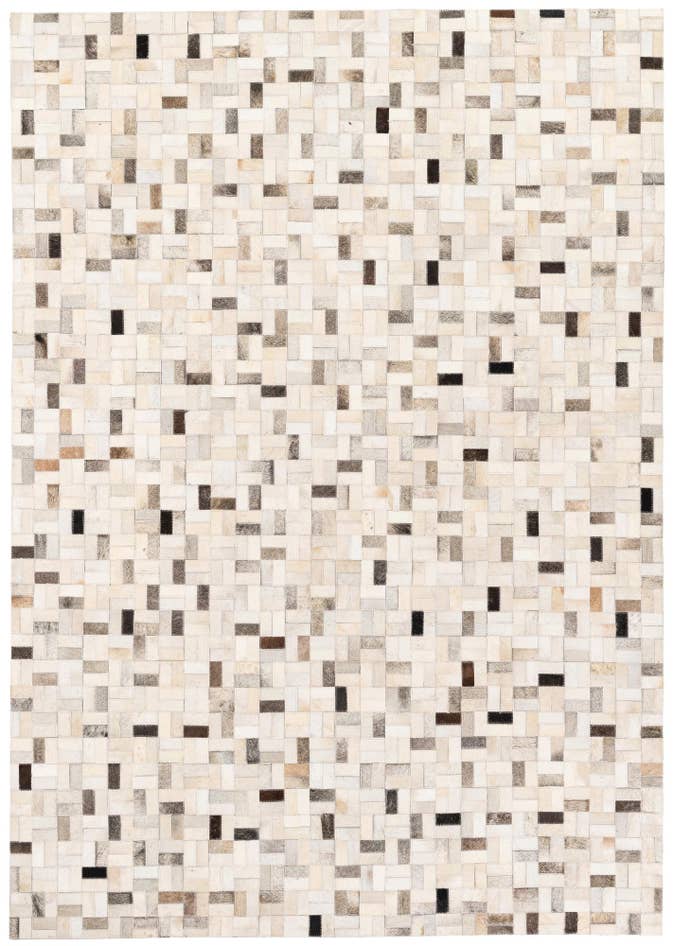 Detail image of 5' 3 x 7' 6 Cowhide Stocks Rug