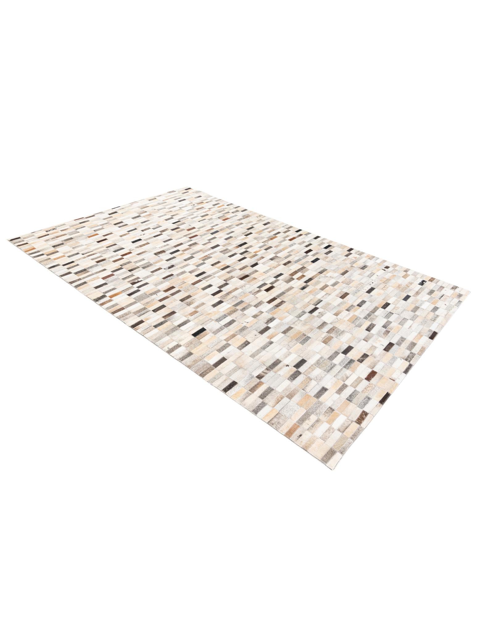 5' 1 x 7' 10 Cowhide Stocks Rug