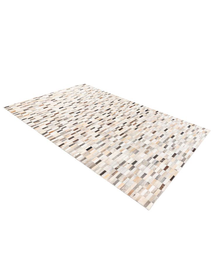 Detail image of 5' 1 x 7' 10 Cowhide Stocks Rug