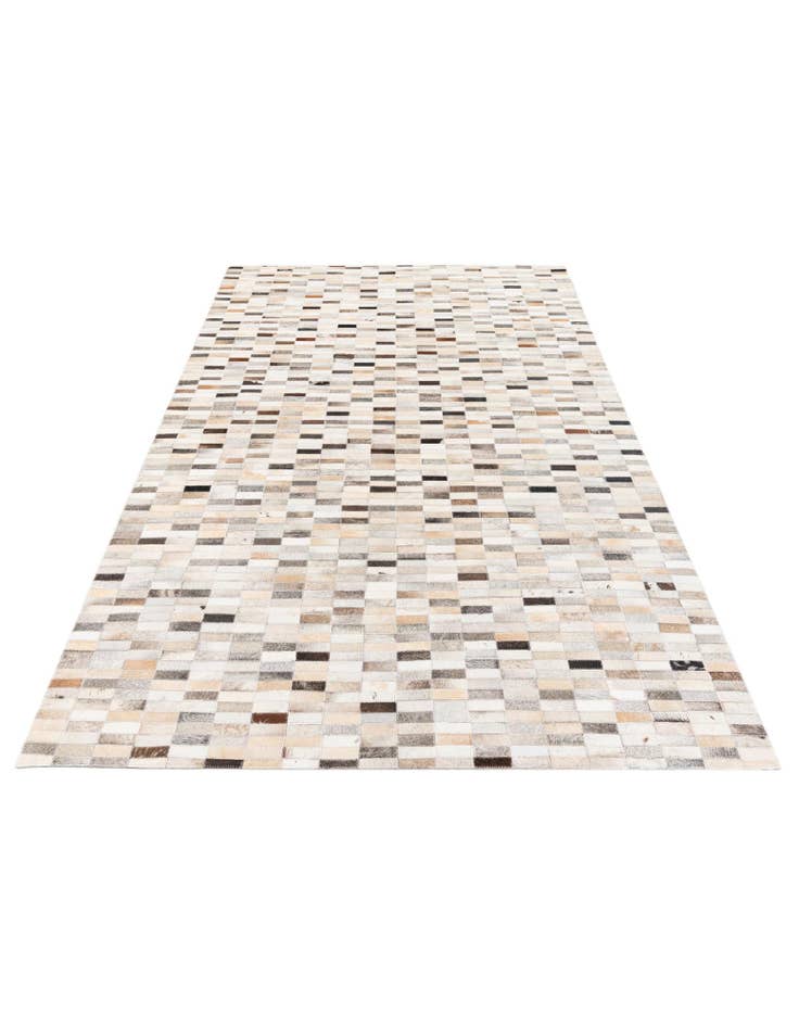 Detail image of 5' 1 x 7' 10 Cowhide Stocks Rug