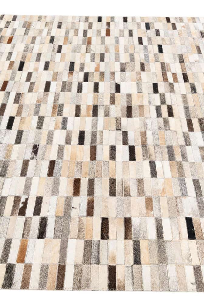 5' 1 x 7' 10 Cowhide Stocks Rug