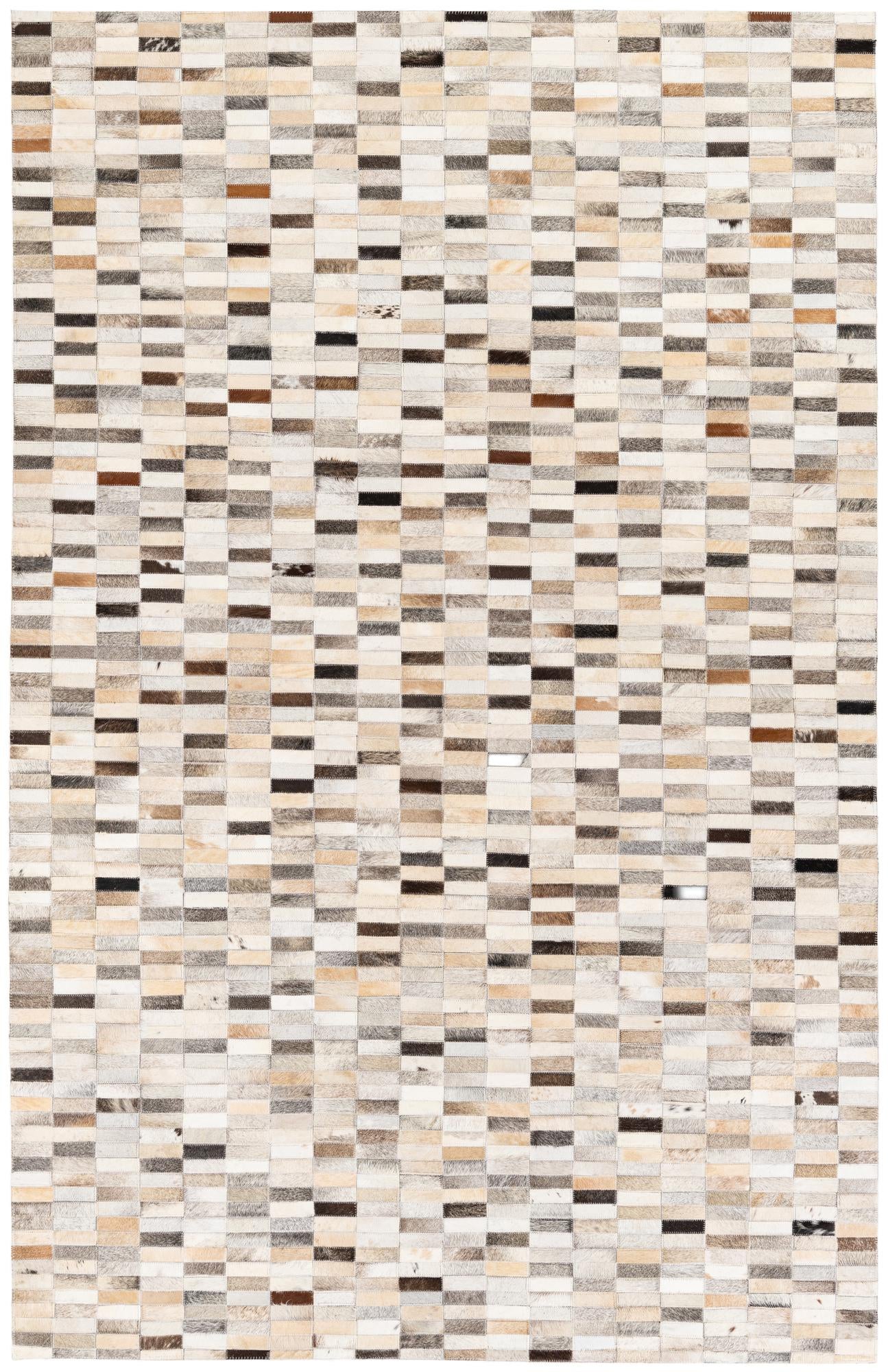 5' 1 x 7' 10 Cowhide Stocks Rug