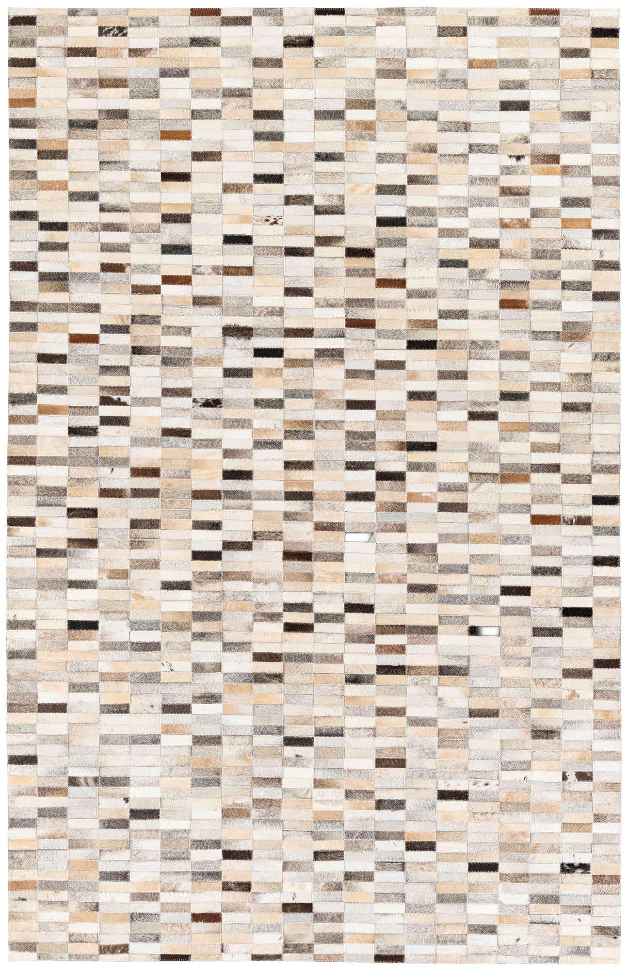 5' 1 x 7' 10 Cowhide Stocks Rug
