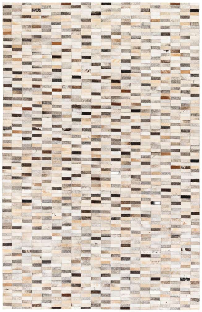 5' 1 x 7' 10 Cowhide Stocks Rug