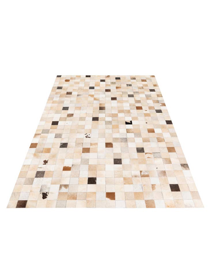 Detail image of 5' 1 x 7' 10 Cowhide Stocks Rug