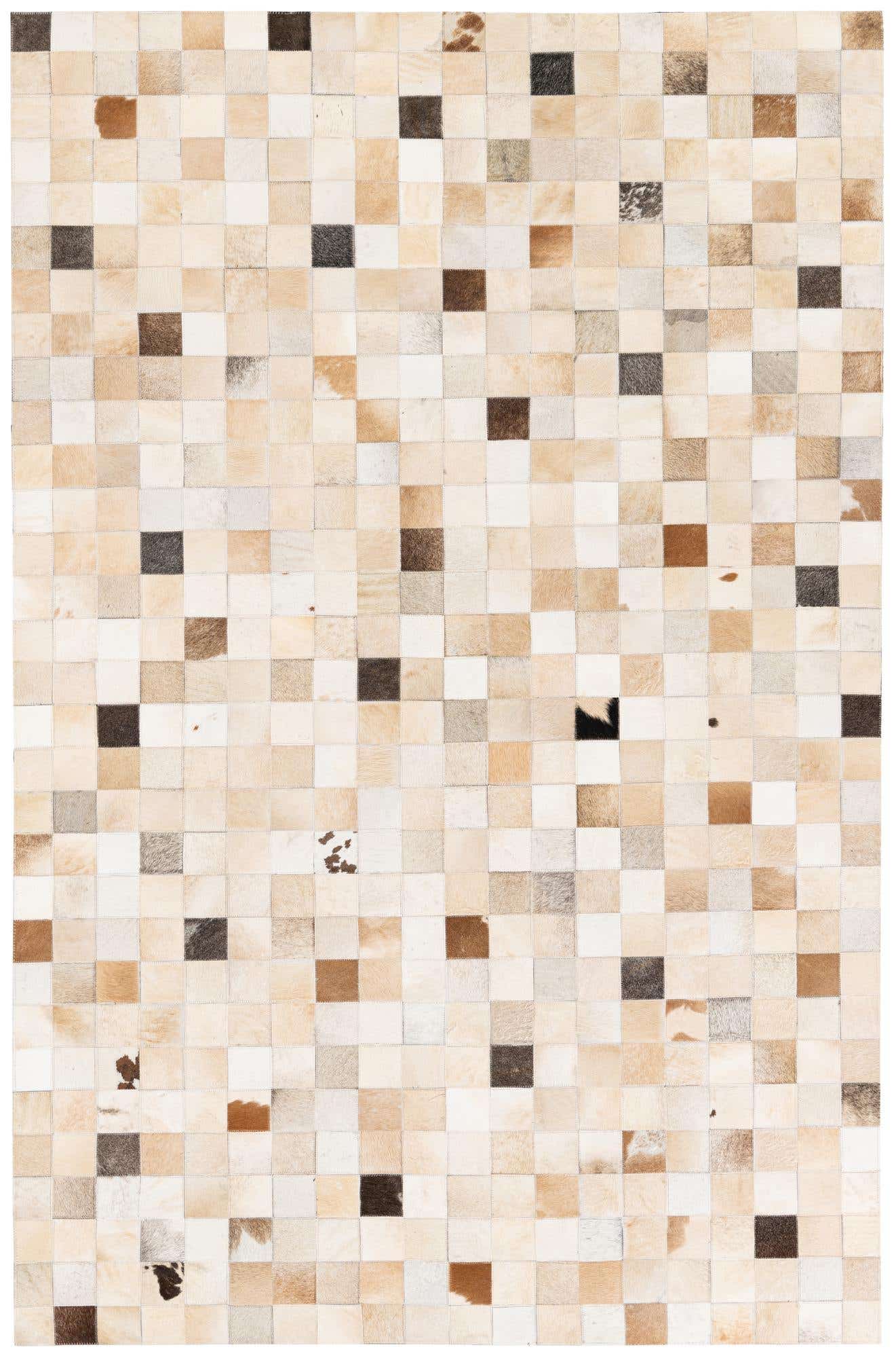 5' 1 x 7' 10 Cowhide Stocks Rug