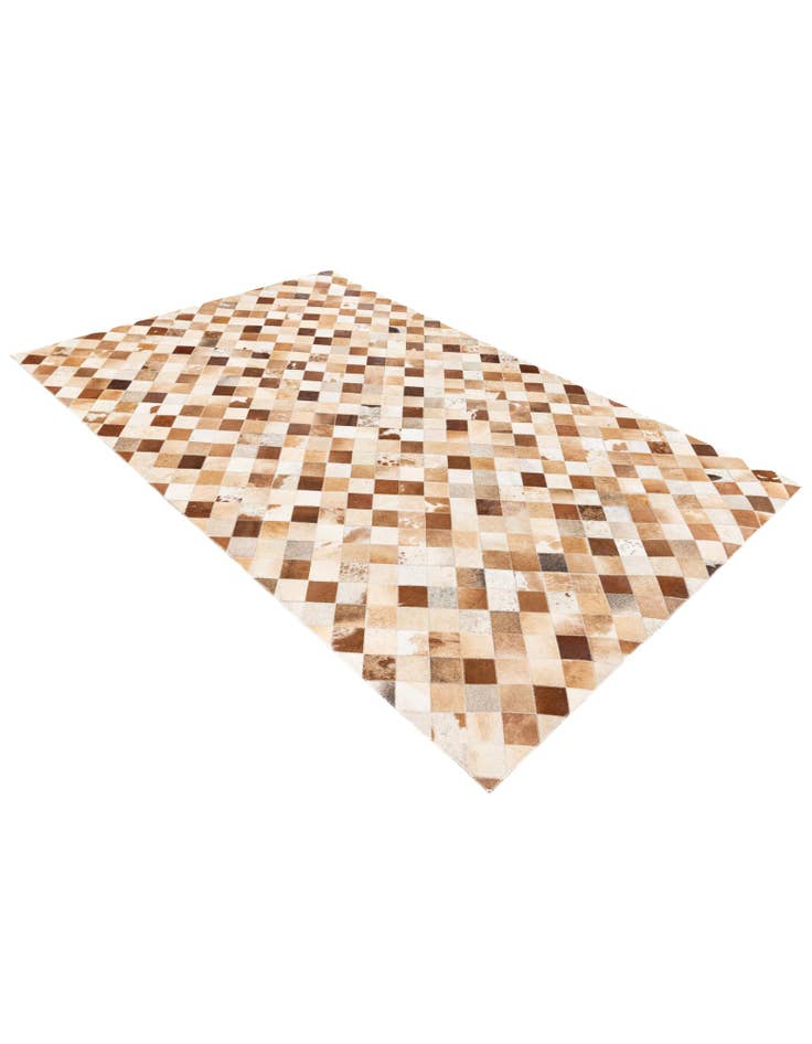 Detail image of 5' 1 x 7' 11 Cowhide Stocks Rug