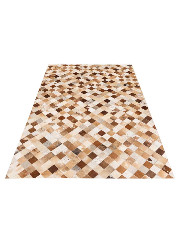 Detail image of 5' 1 x 7' 11 Cowhide Stocks Rug