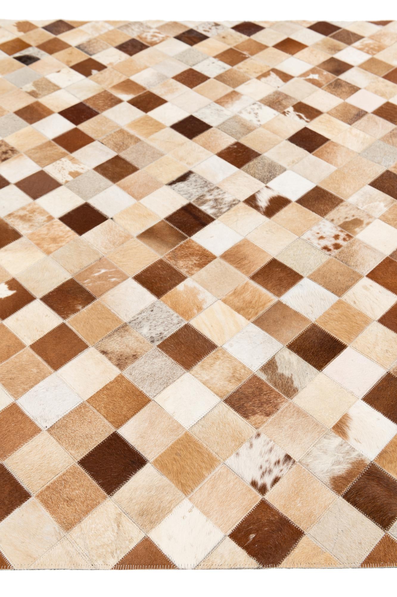 5' 1 x 7' 11 Cowhide Stocks Rug