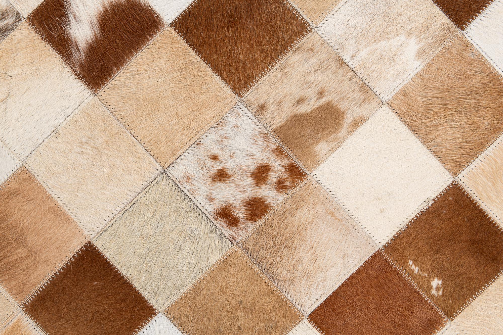 5' 1 x 7' 11 Cowhide Stocks Rug