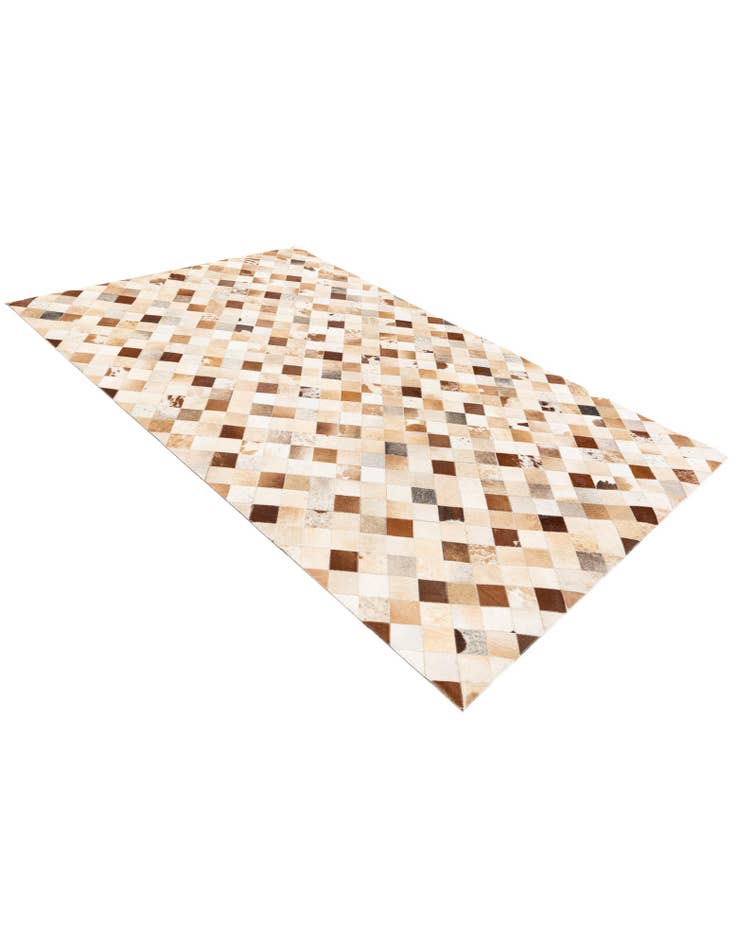 Detail image of 5' 1 x 7' 11 Cowhide Stocks Rug